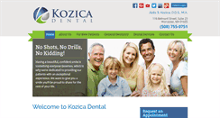Desktop Screenshot of kozicadental.com